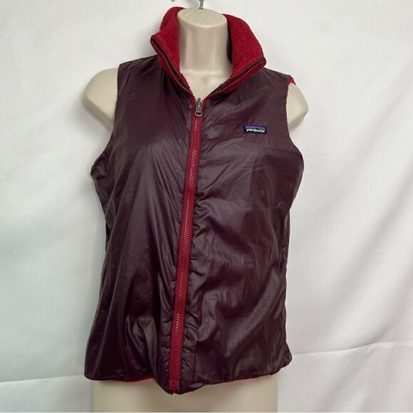 Patagonia Los Lobos burgundy reversible vest - Picture 10 of 16
